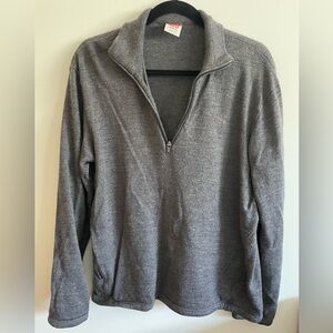 ICEBREAKER - Sport 320 Merino Wool 1/4 Zip Pullover. Size medium, grey